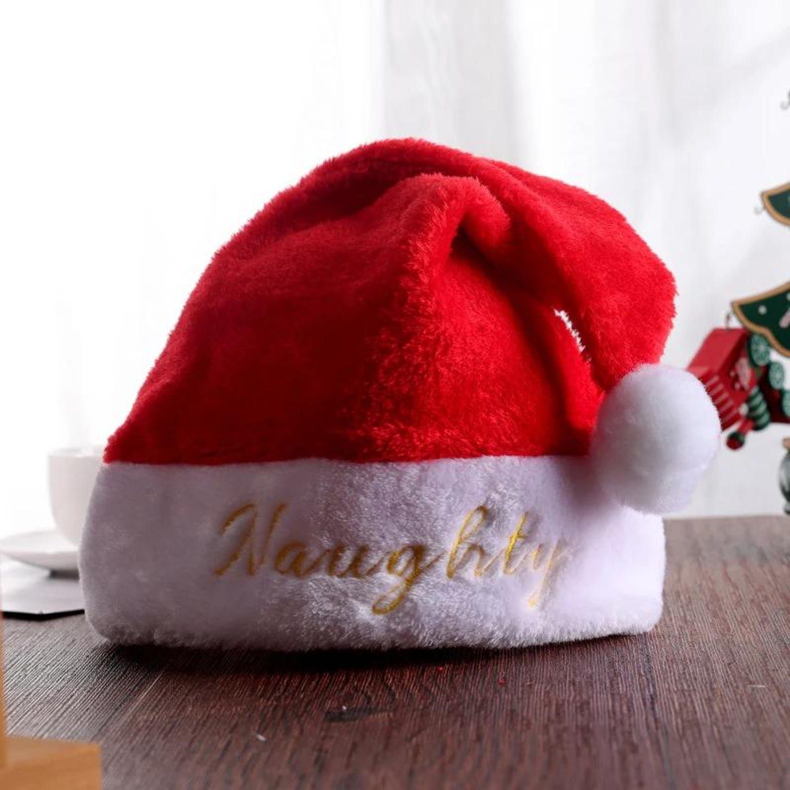 Embroidery Name - Personalized Embroidery Santa Hats with Names,