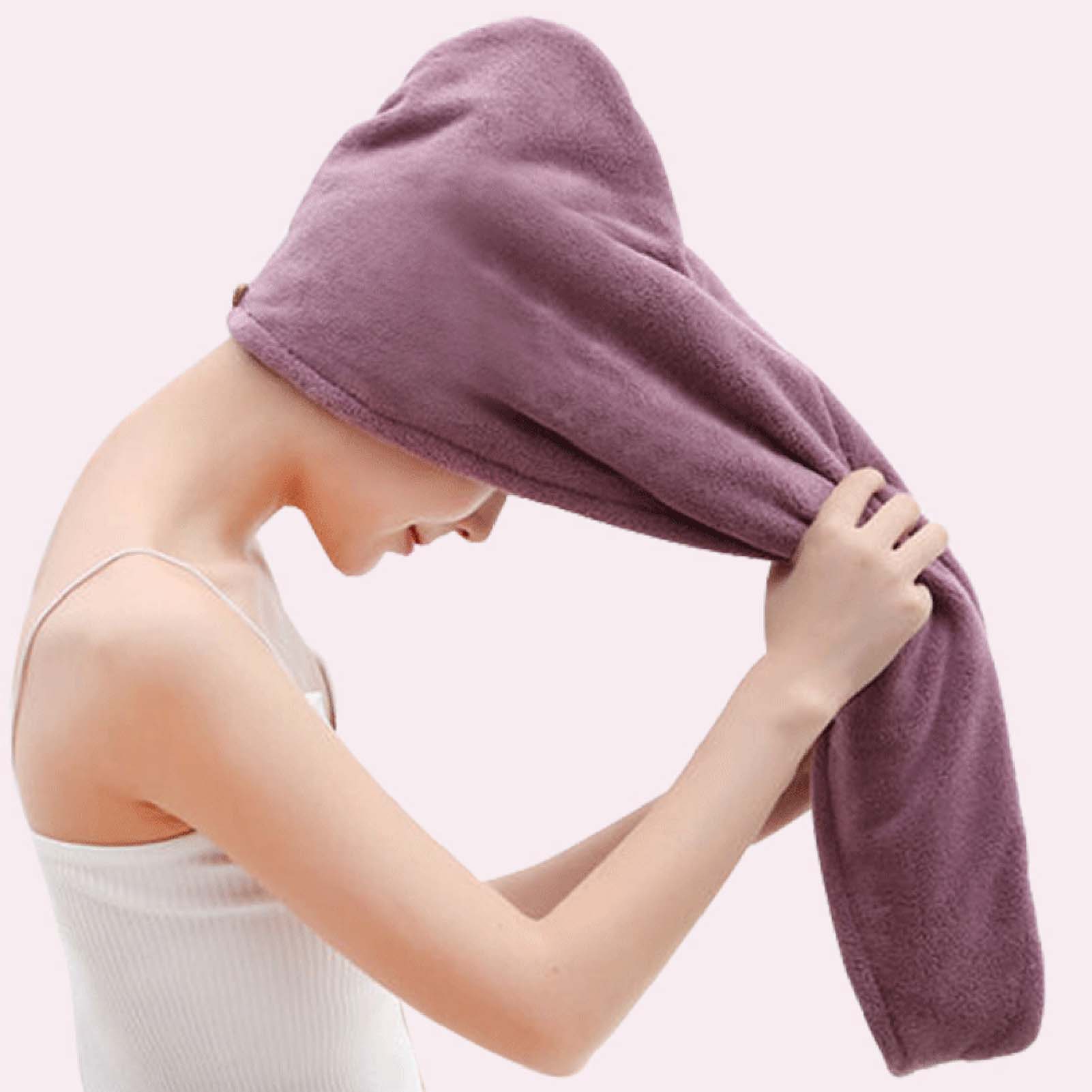 Embroidery Hat Machine - Coral Fleece Womens Hair Towel Extra