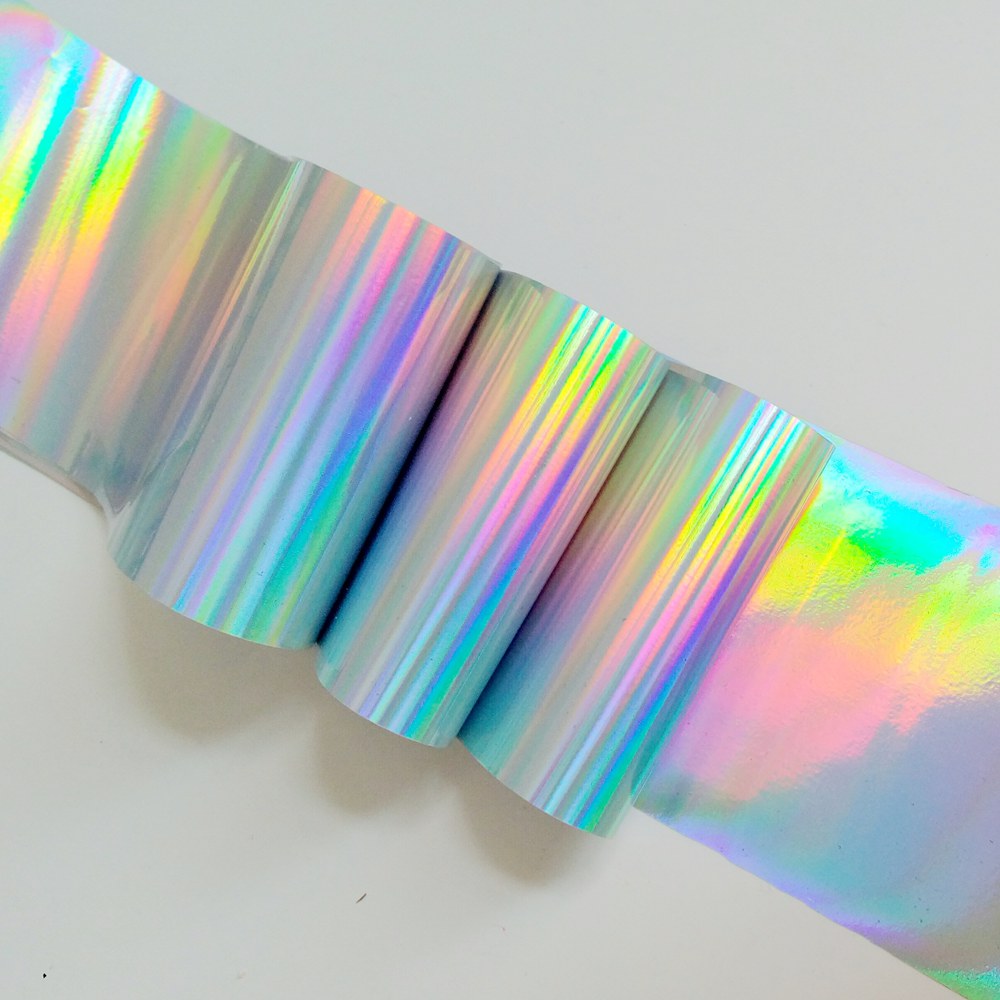 Transfer Paper Carbon - 100cm Laser Silver Nail Stickers Holographic