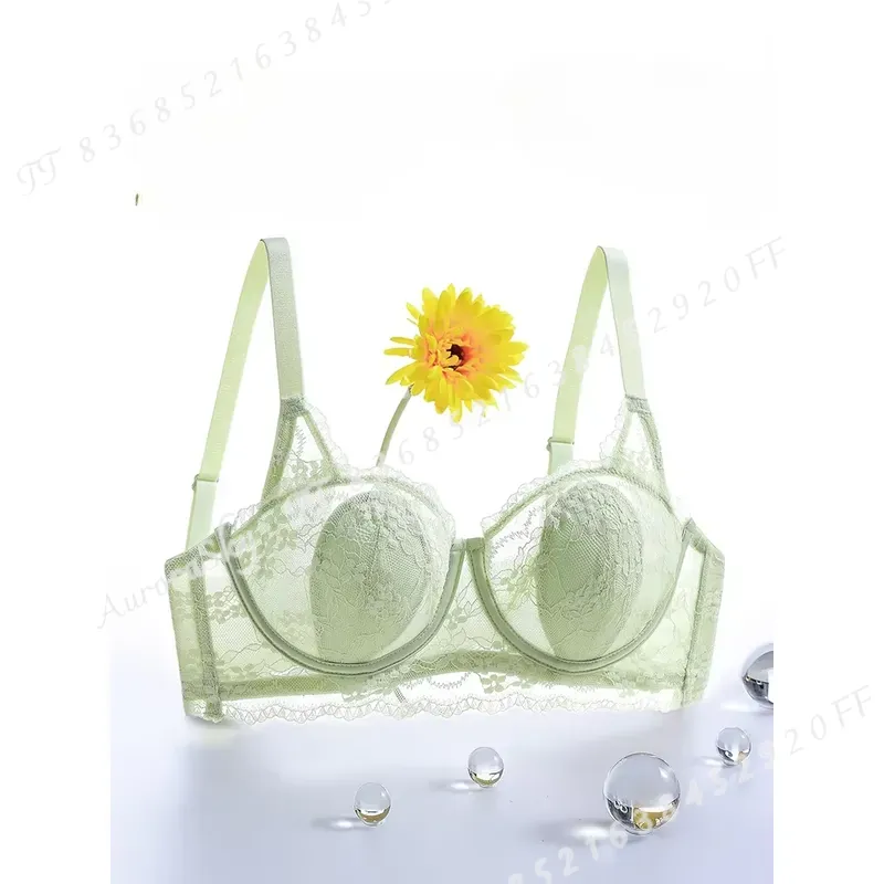 Embroidery Rabbit - Women Summer Lace Bra Ultra Thin