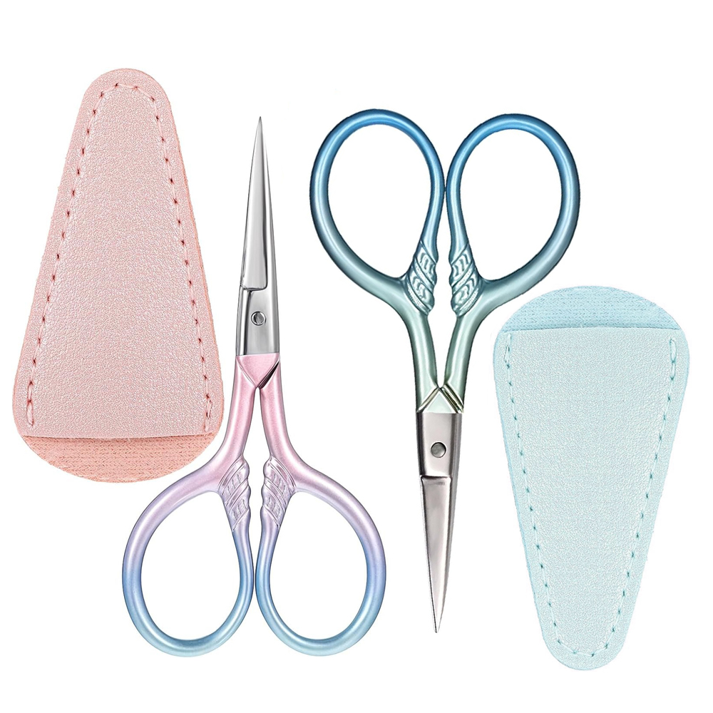 Embroidery Artwork - Embroidery Scissors with Artificial Leather Cover