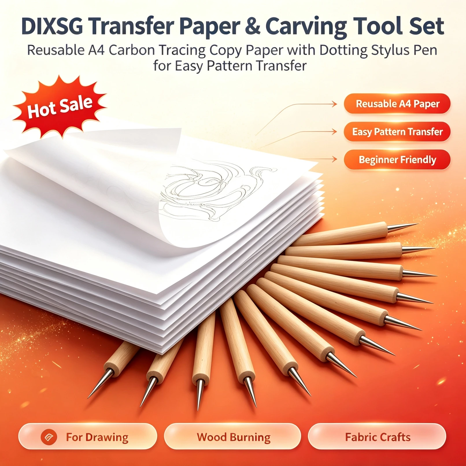 Transfer Paper Carbon - 50pcs A4 Graphite Transfer Paper Tracing