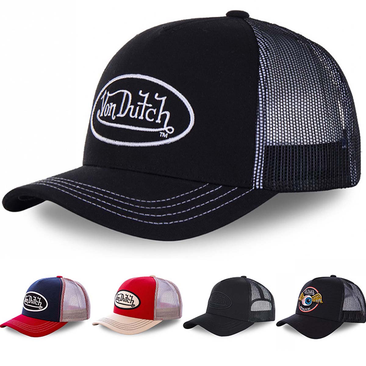Embroidery Hat Machine - 1PC Casual Fashion VON Baseball Cap