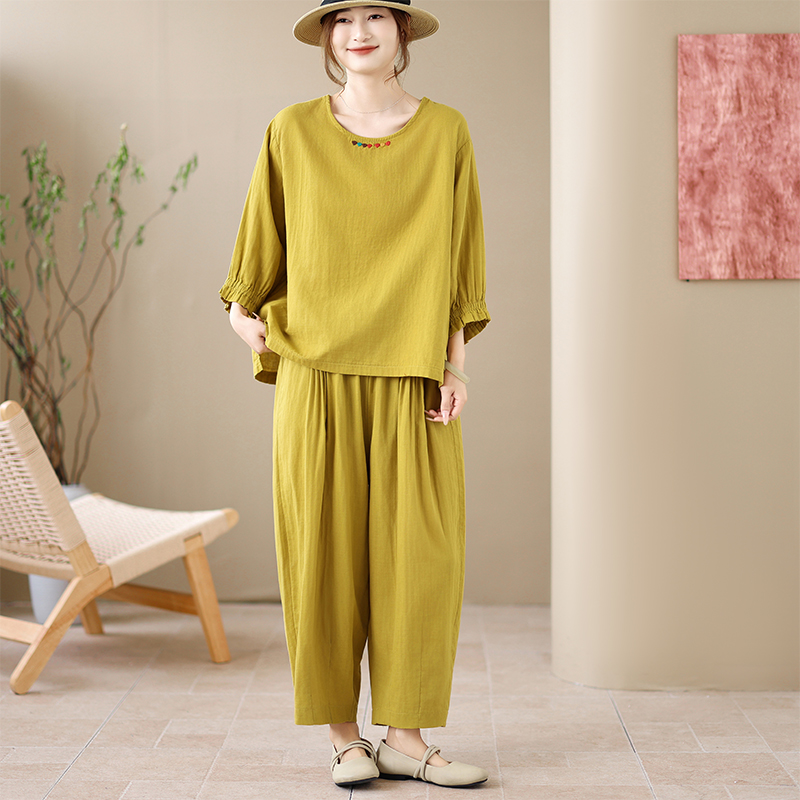 Embroidery Artist - Summer New Arrival Artistic Cotton Linen