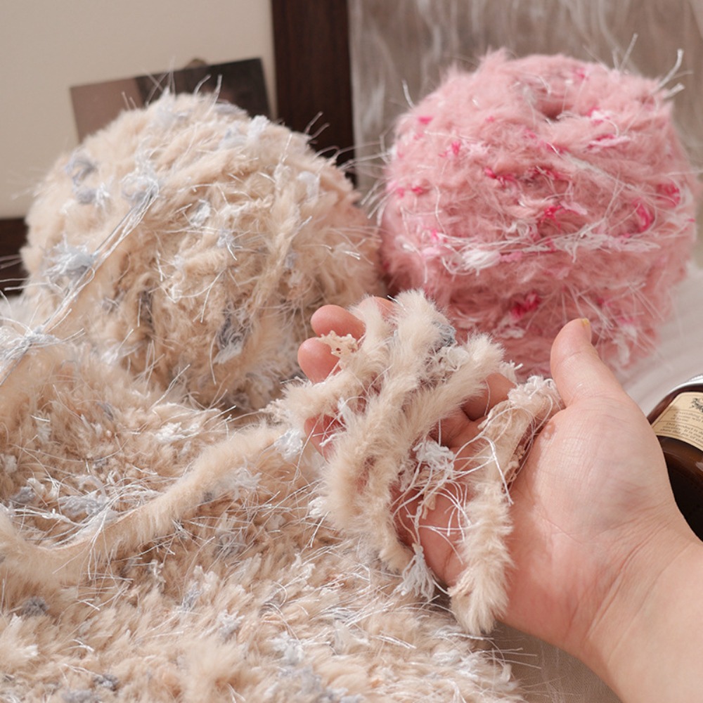Faux Fur Blend Yarn, 100g Cand - Embroidery Hat Machine review and price