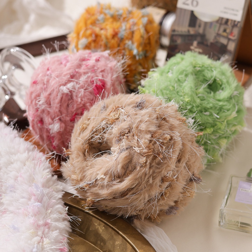 Faux Fur Blend Yarn, 100g Cand - Embroidery Hat Machine review and price