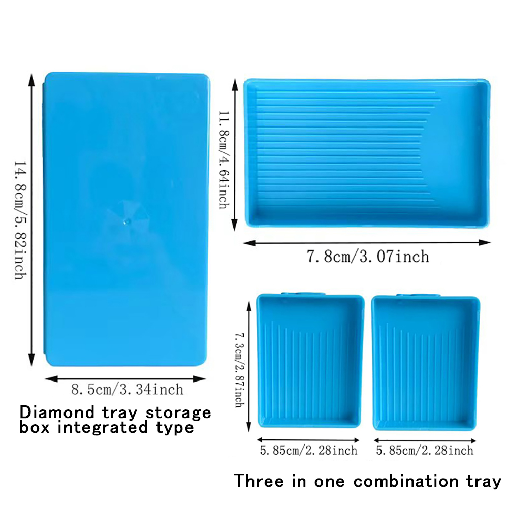 Diamond Painting Tray with Lid - Embroidery Details review and price