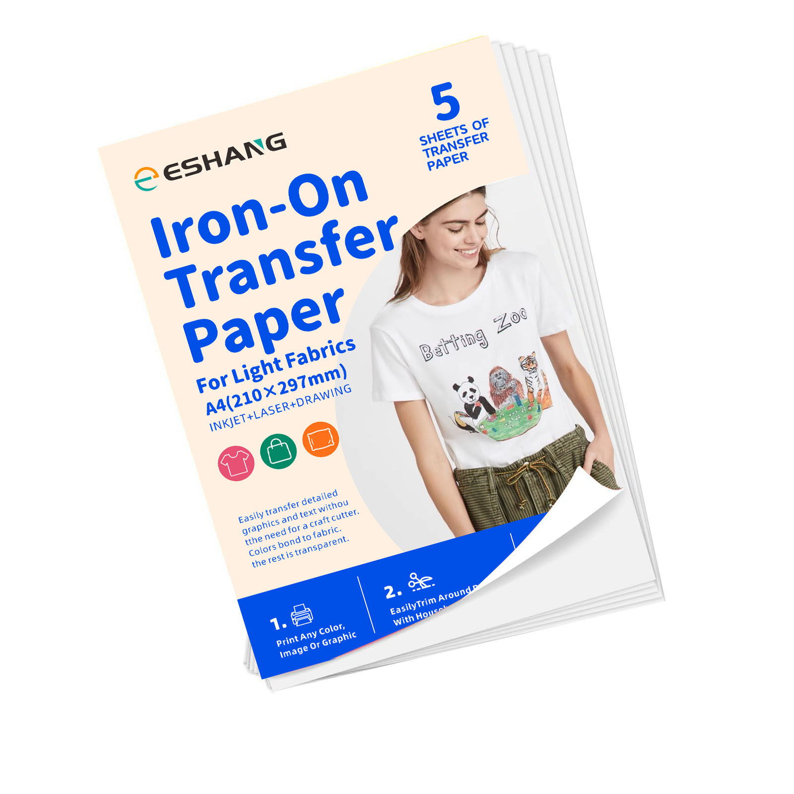 5 Sheets A4 Heat Transfer Pape - Transfer Paper Carbon review and price