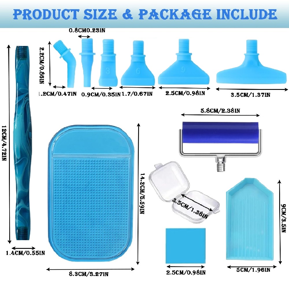 DIY diamond painting tool set, - Embroidery Details review and price
