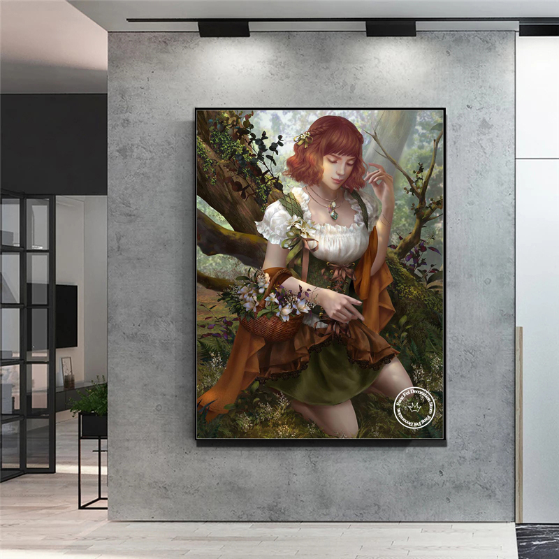 1PC frameless Hoanglap Artwork - Embroidery Artwork review and price