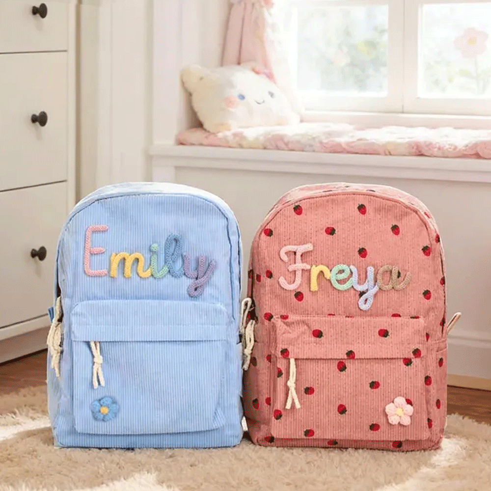 [Custom] Personalized Back-to- - Embroidery Names review and price
