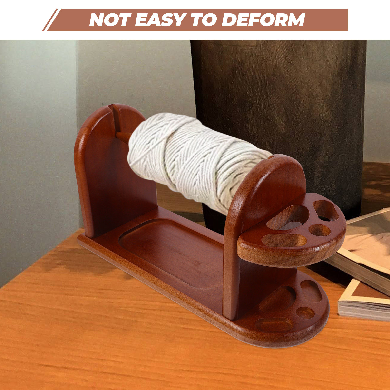 Sturdy Wooden Yarn Holder for  - Embroidery Thread Yarn review and price