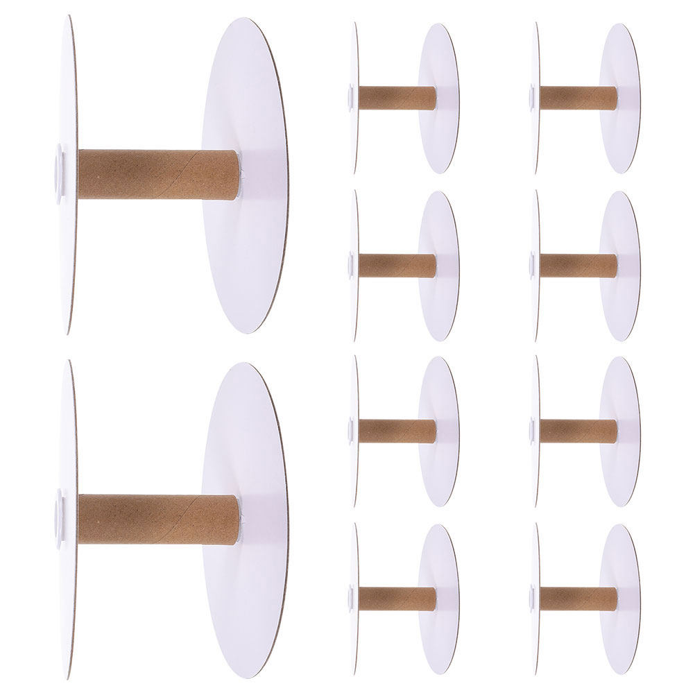 12Pcs Paper Spool Wire Storage - Embroidery Thread Yarn review and price