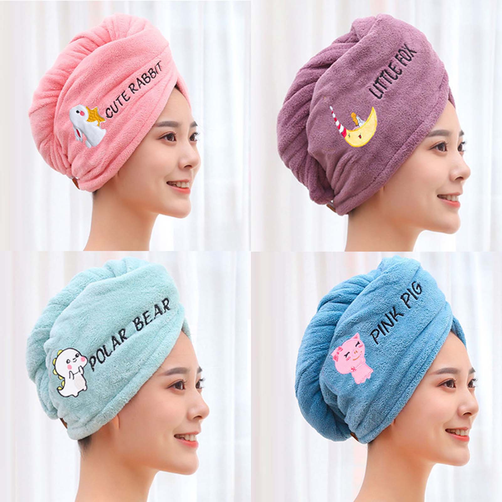 Coral Fleece Womens Hair Towel - Embroidery Hat Machine review and price