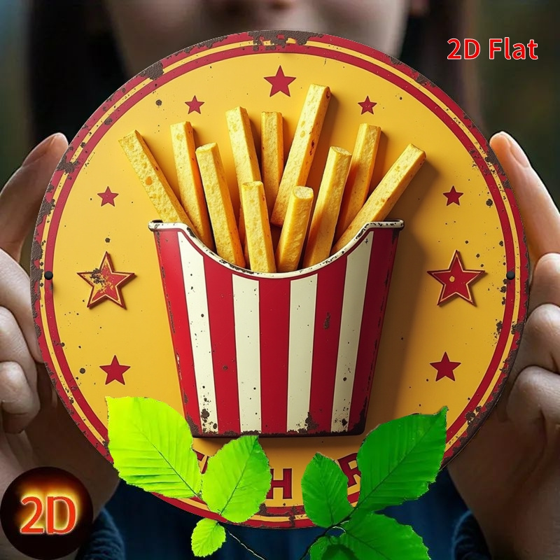 2D Flat, 1pc Retro French Frie - Embroidery Garden review and price