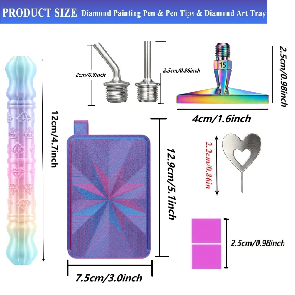 3D Diamond Pattern Dotting Pen - Embroidery Details review and price