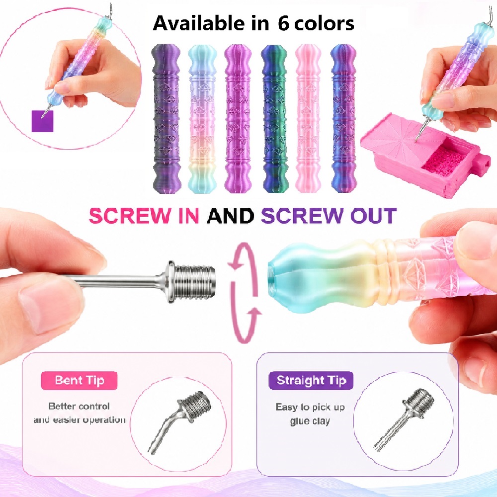 3D Diamond Pattern Dotting Pen - Embroidery Details review and price