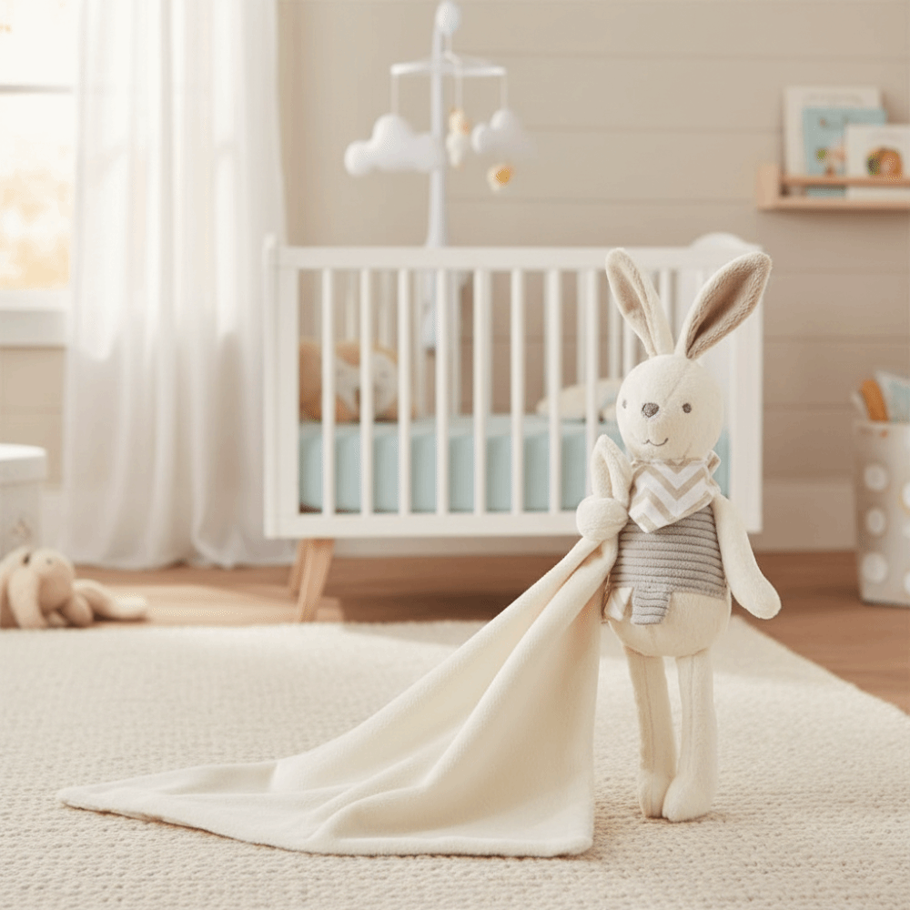 Square Shape Baby Rabbit Comfo - Embroidery Towel review and price