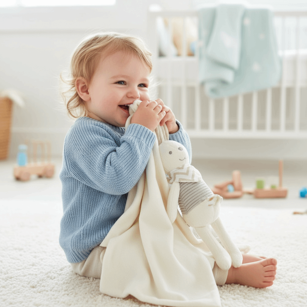 Square Shape Baby Rabbit Comfo - Embroidery Towel review and price