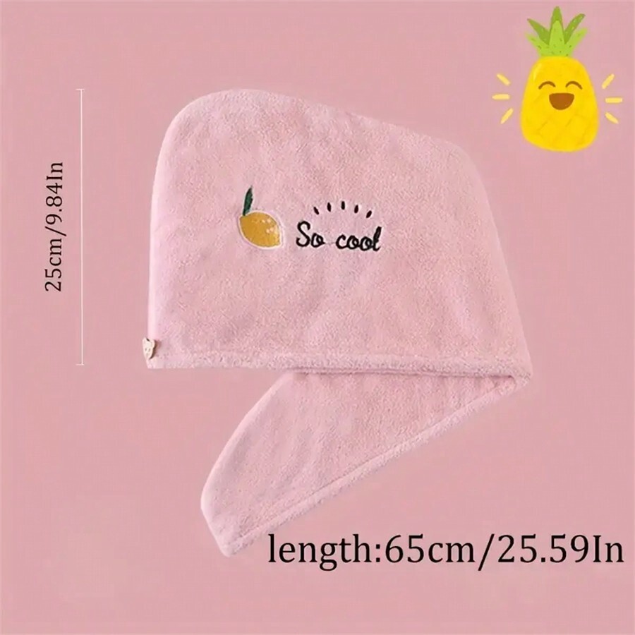 Quick-Dry Coral Fleece Hair To - Embroidery Towel review and price