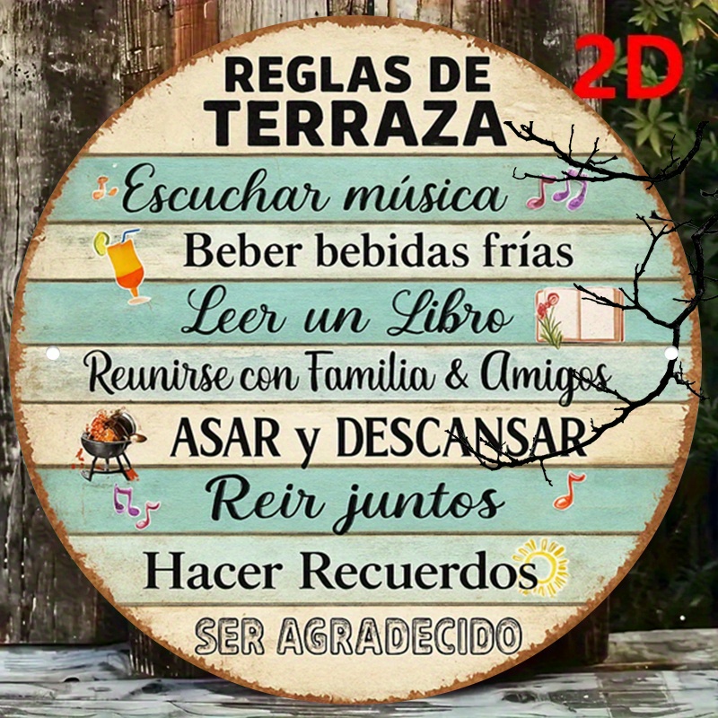 Round Aluminum Sign, Vintage P - Embroidery Garden review and price