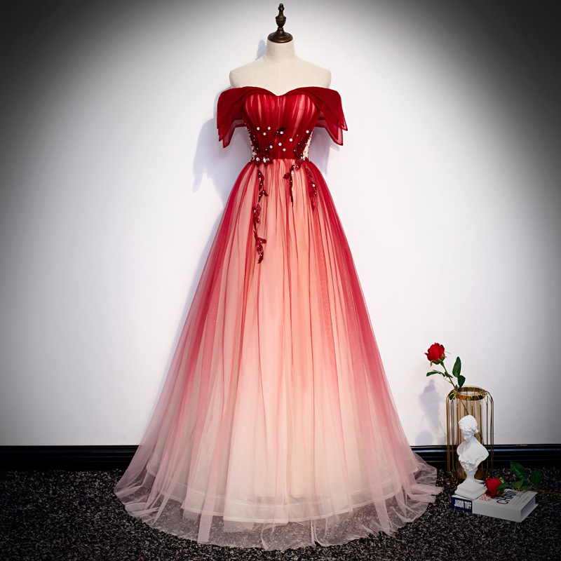Strap Toast Dress for Bride 20 - Embroidery Red review and price