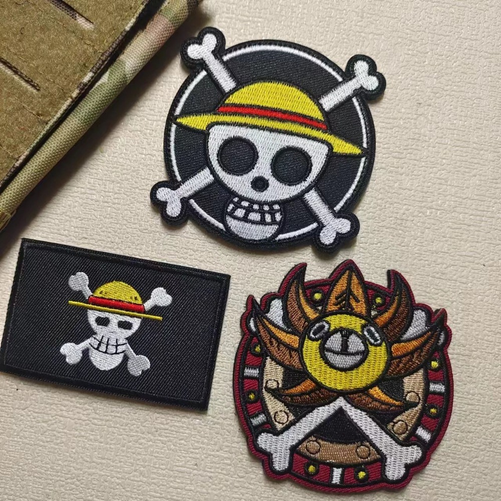One Piece Cartoon sleeve patch - Embroidery Patches review and price