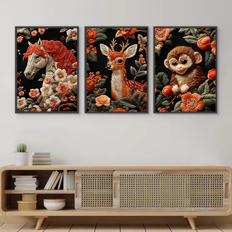 Embroidery Style Art Animals P - Embroidery Artist review and price