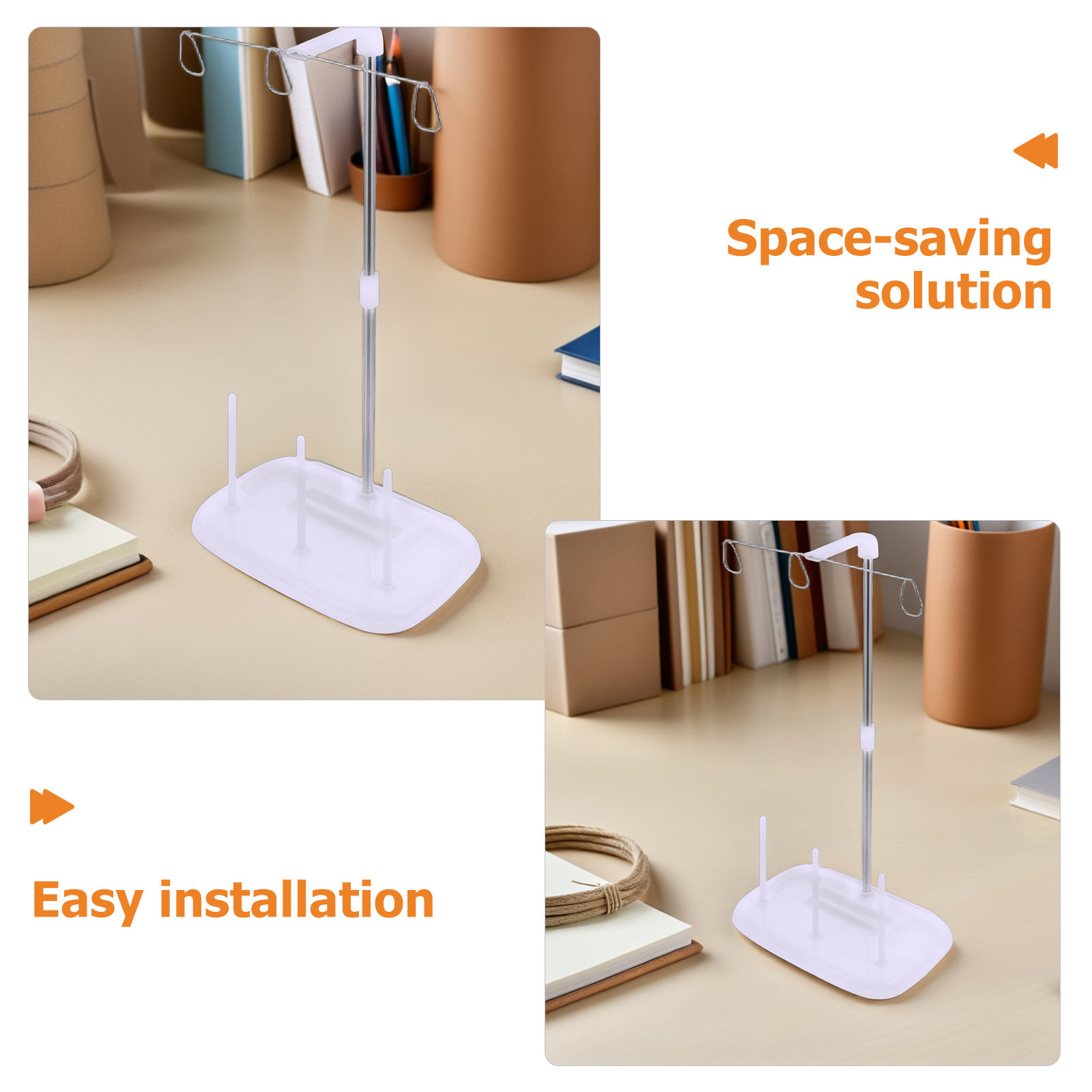 2Pcs Cone Thread Holder Stand  - Embroidery Thread Yarn review and price