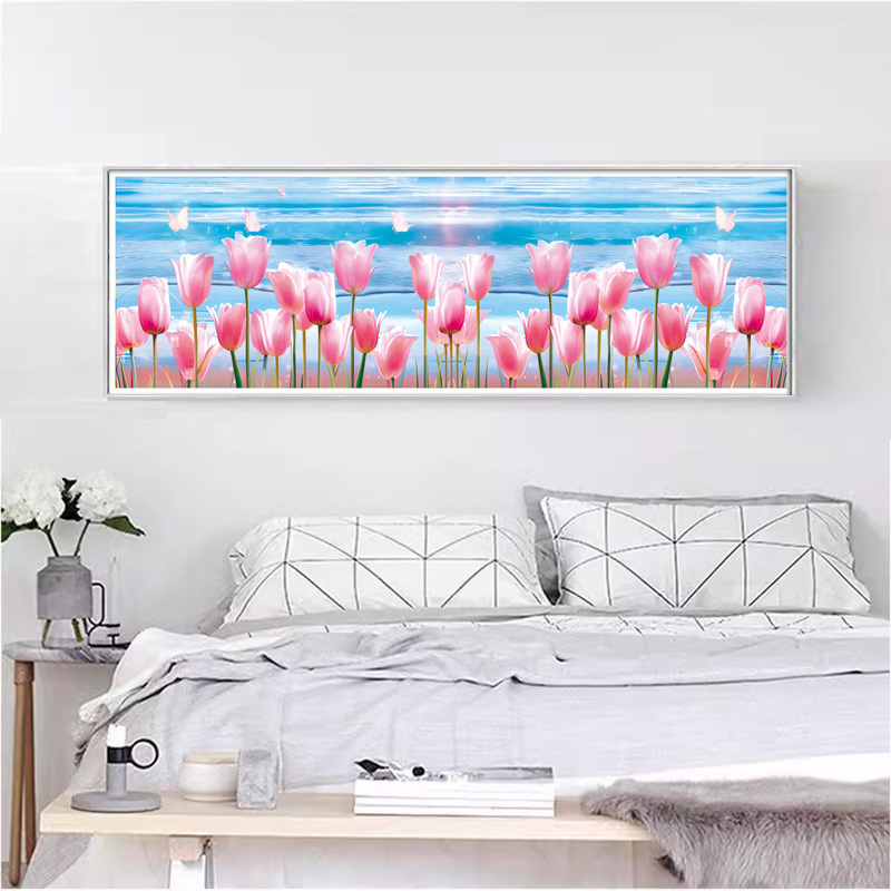 Pink Tulip Ocean Style Cross-S - Embroidery Garden review and price