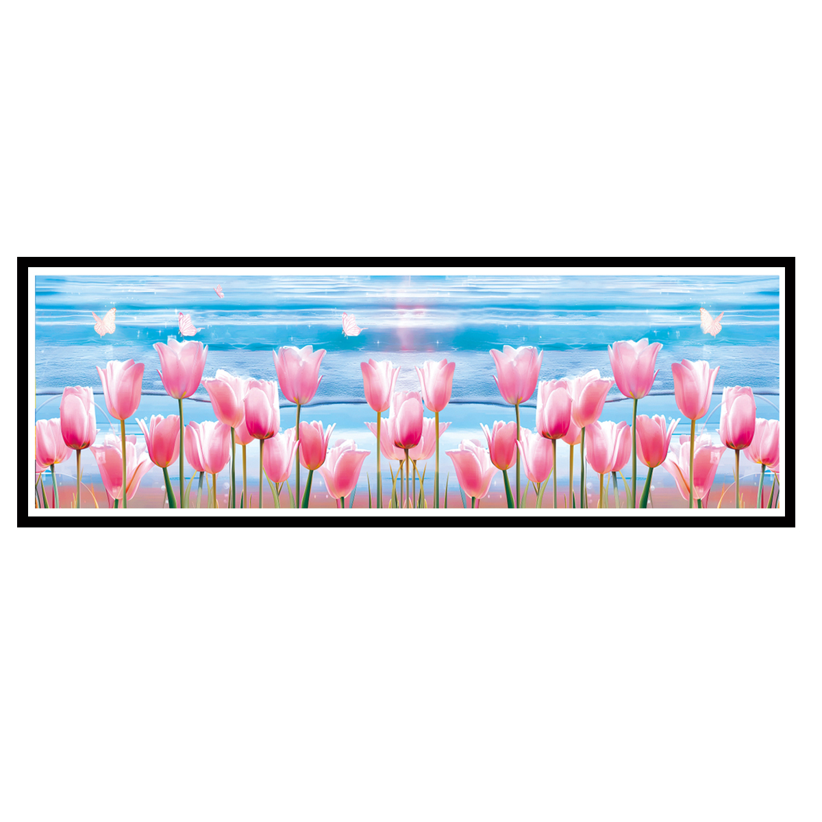 Pink Tulip Ocean Style Cross-S - Embroidery Garden review and price