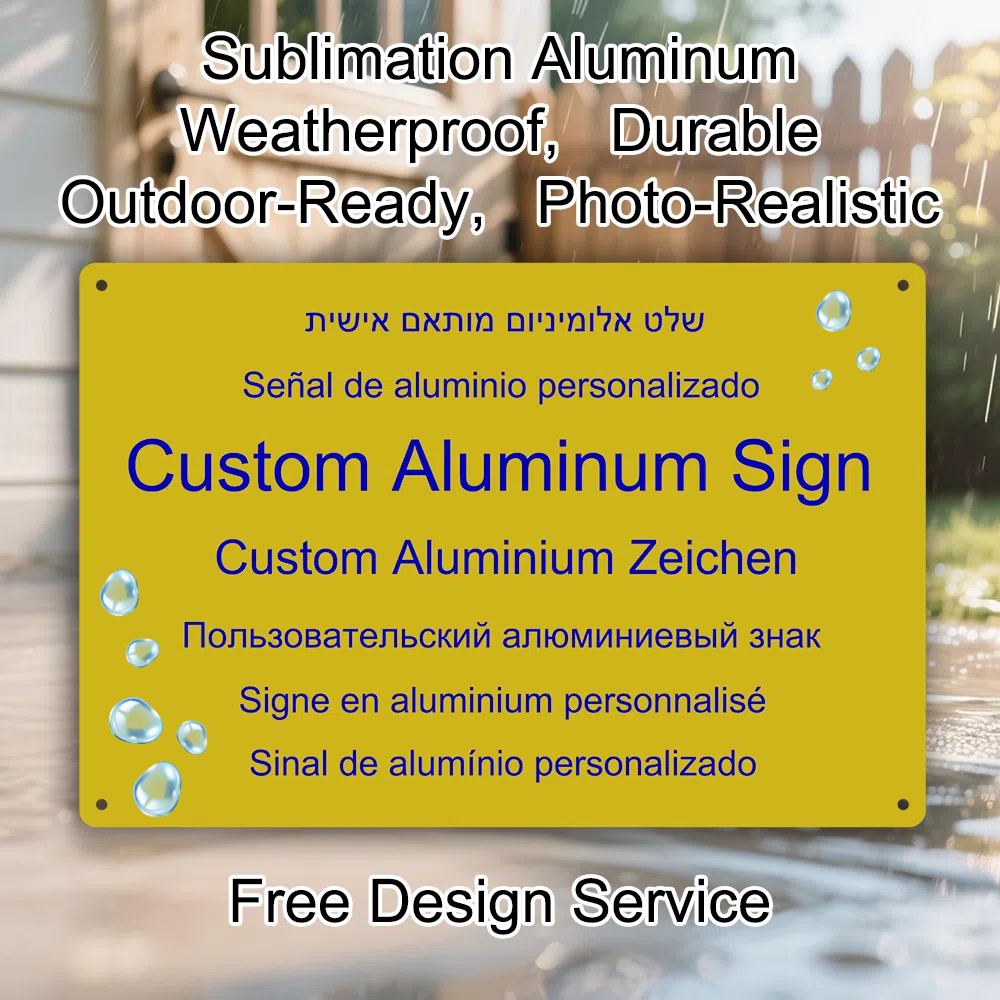 Custom Aluminum Sign Personali - Embroidery Garden review and price
