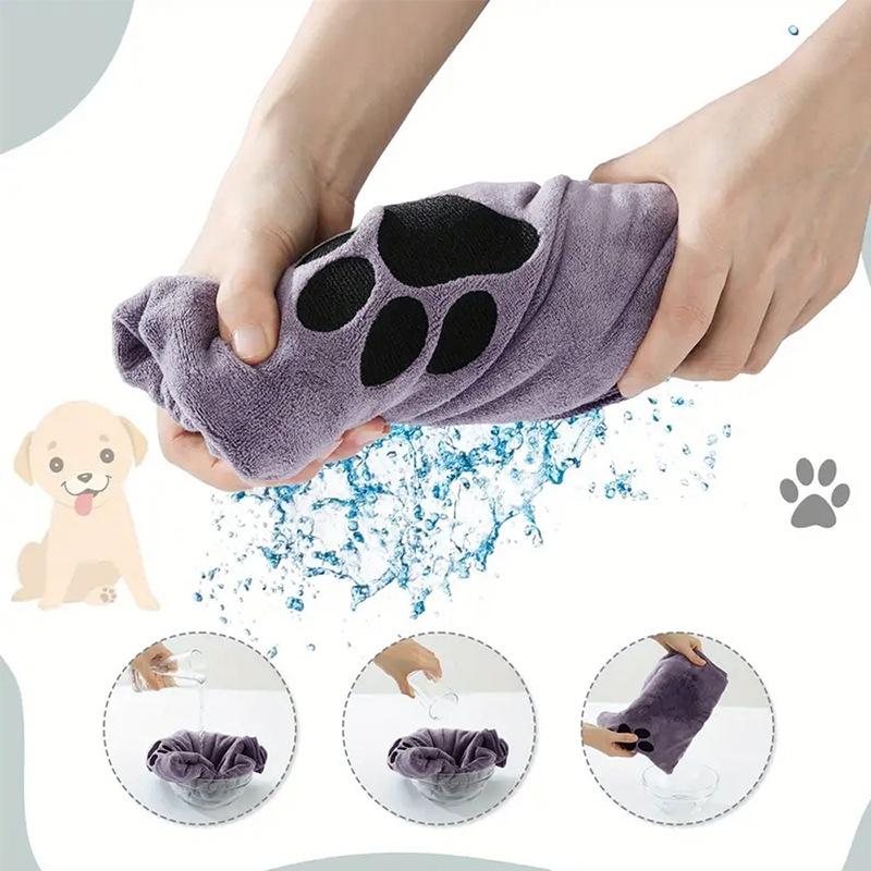 Hot Microfiber Pet Bath Towel  - Embroidery Towel review and price
