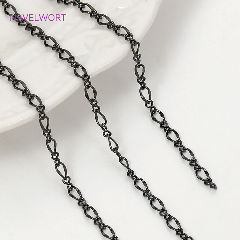 Black Color Oval Thin Chains F - Embroidery Artwork review and price