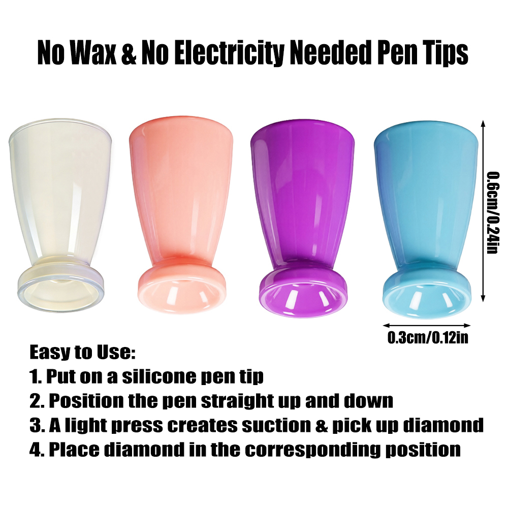10PCS Mini Silicone Tips For D - Embroidery Details review and price