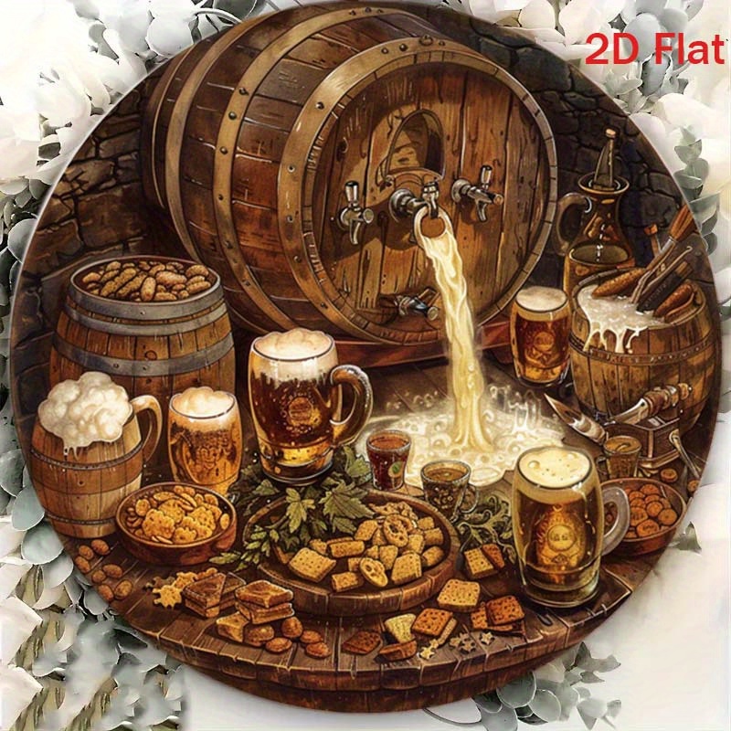 1Pc Round 2D Flat Aluminum Sig - Embroidery Garden review and price