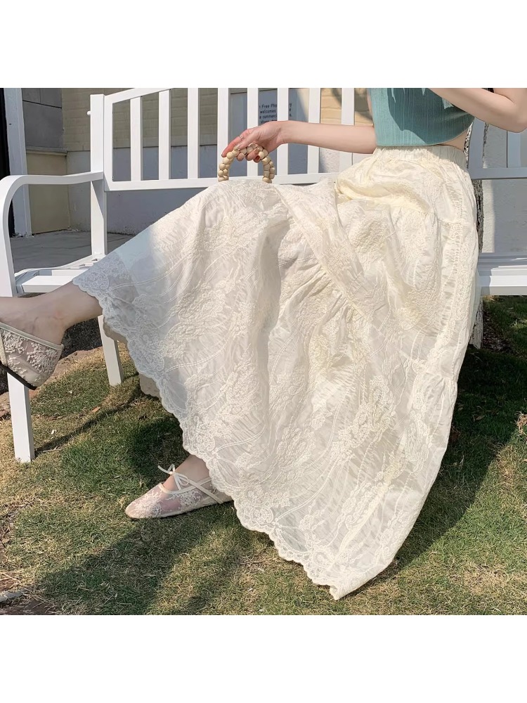 Heavy Embroidery Half-length S - Embroidery Skirt review and price