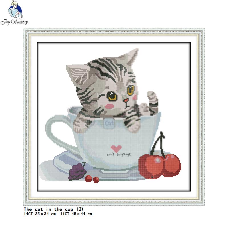 Teacup Animals Cats and Rabbit - Embroidery Rabbit review and price