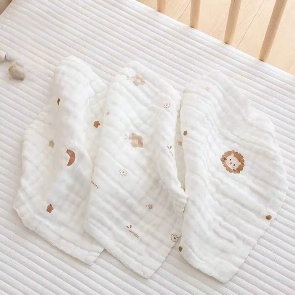 2PCS 6 Layer Cotton Baby Saliv - Embroidery Towel review and price