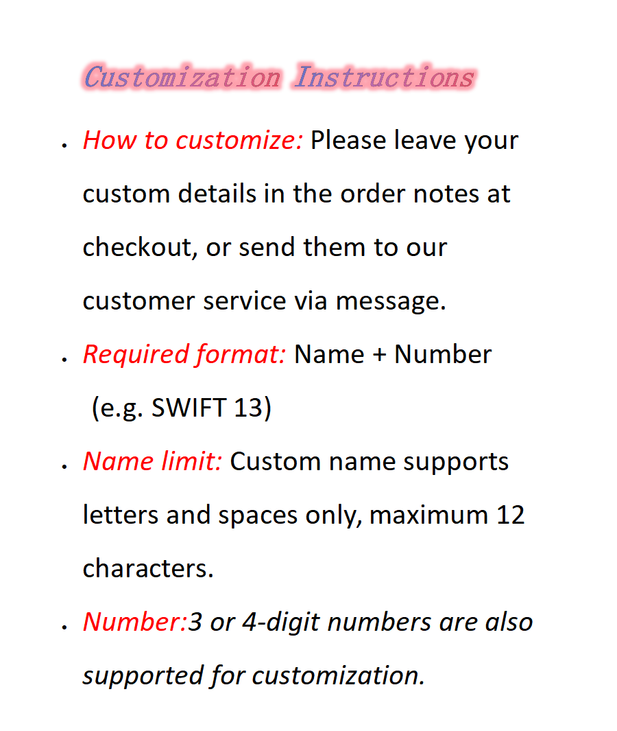 Customized Name And Number Des - Embroidery Names review and price