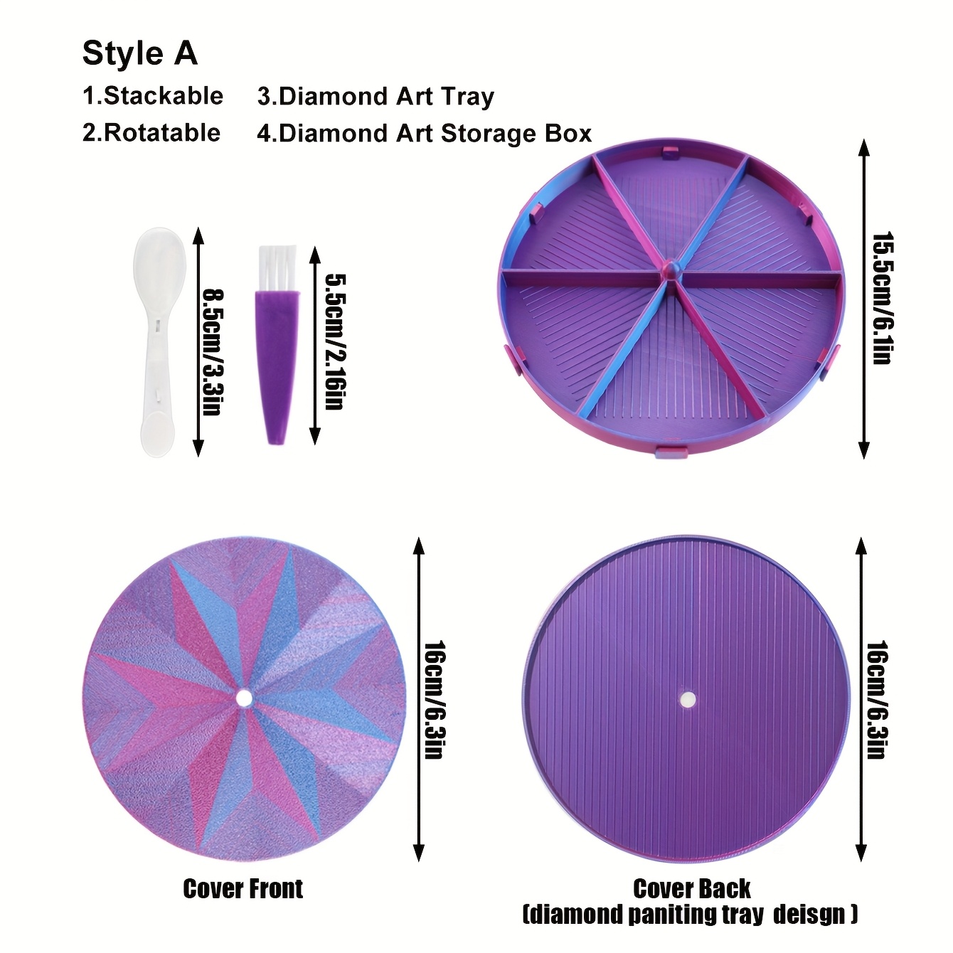 Diamond Painting Tray Storage  - Embroidery Details review and price