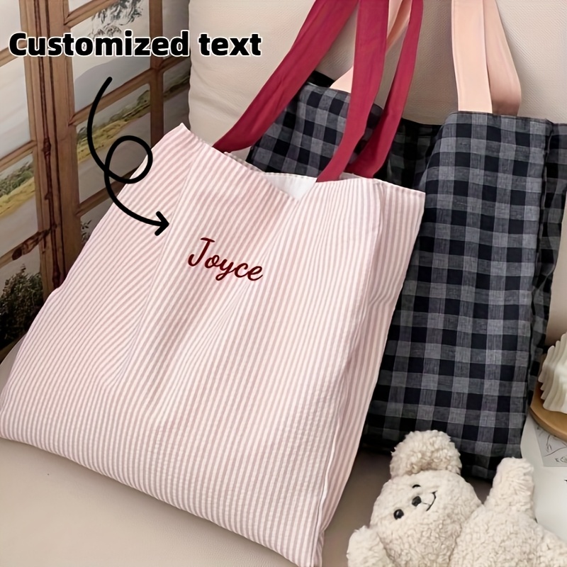 Custom Name Embroidery Tote Ba - Embroidery Names review and price