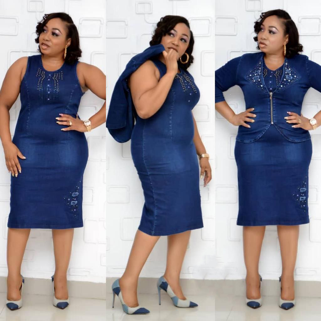 2 Piece Sets Women Denim Skirt - Embroidery Skirt review and price