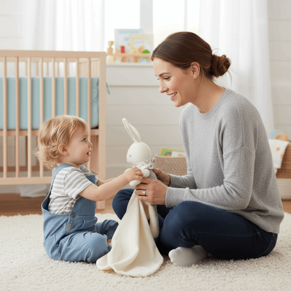 Square Shape Baby Rabbit Comfo - Embroidery Towel review and price
