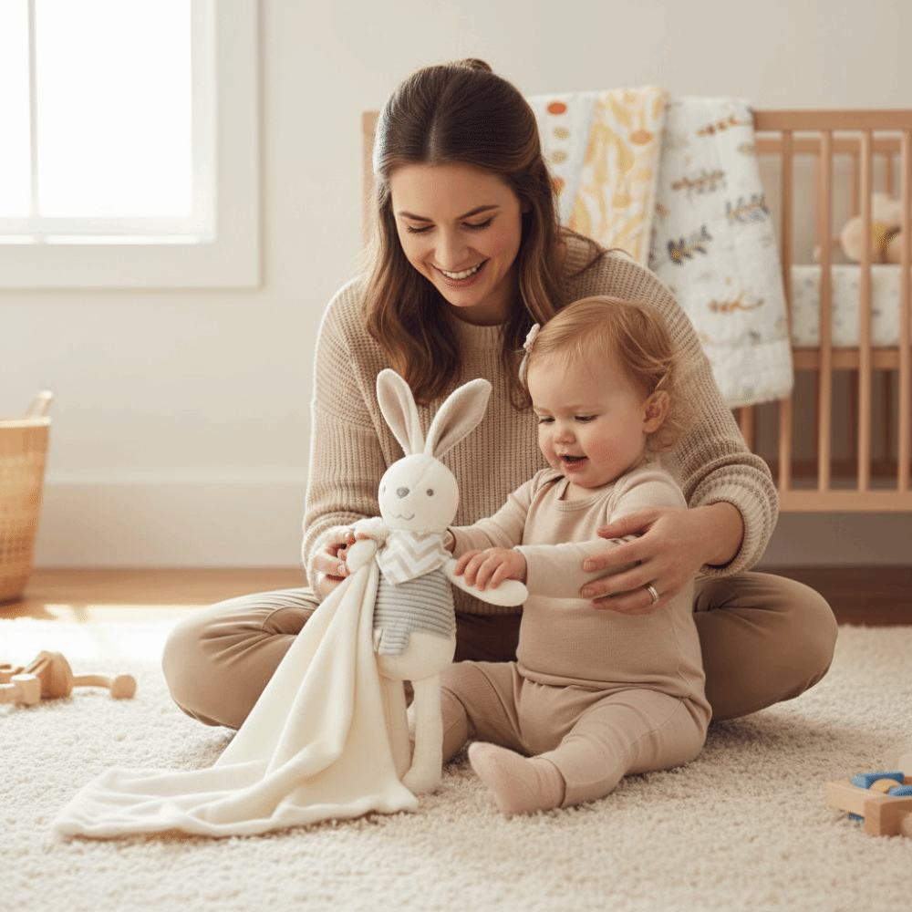 Square Shape Baby Rabbit Comfo - Embroidery Towel review and price