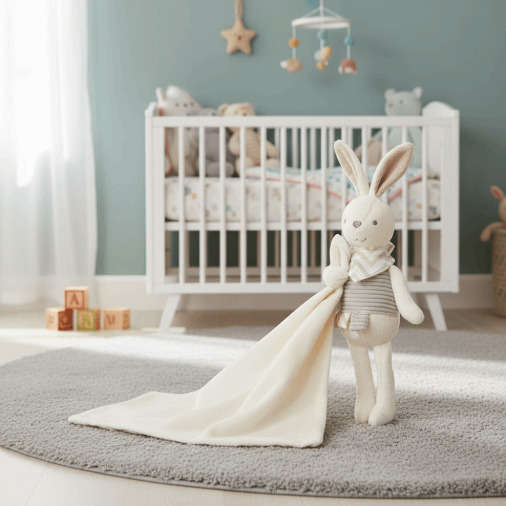 Square Shape Baby Rabbit Comfo - Embroidery Towel review and price