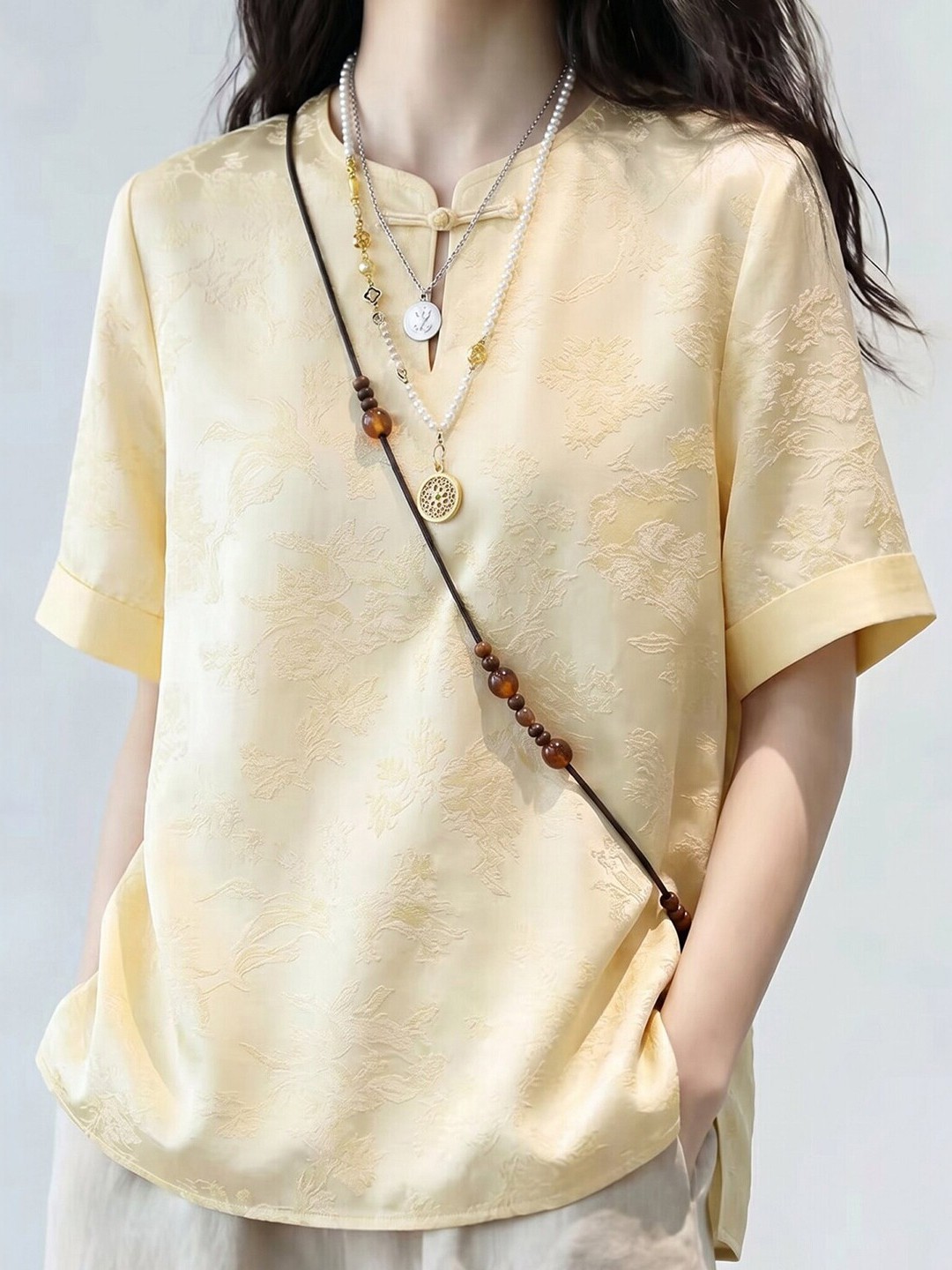 Elegant Short Sleeve Women's T - Embroidery Artist review and price