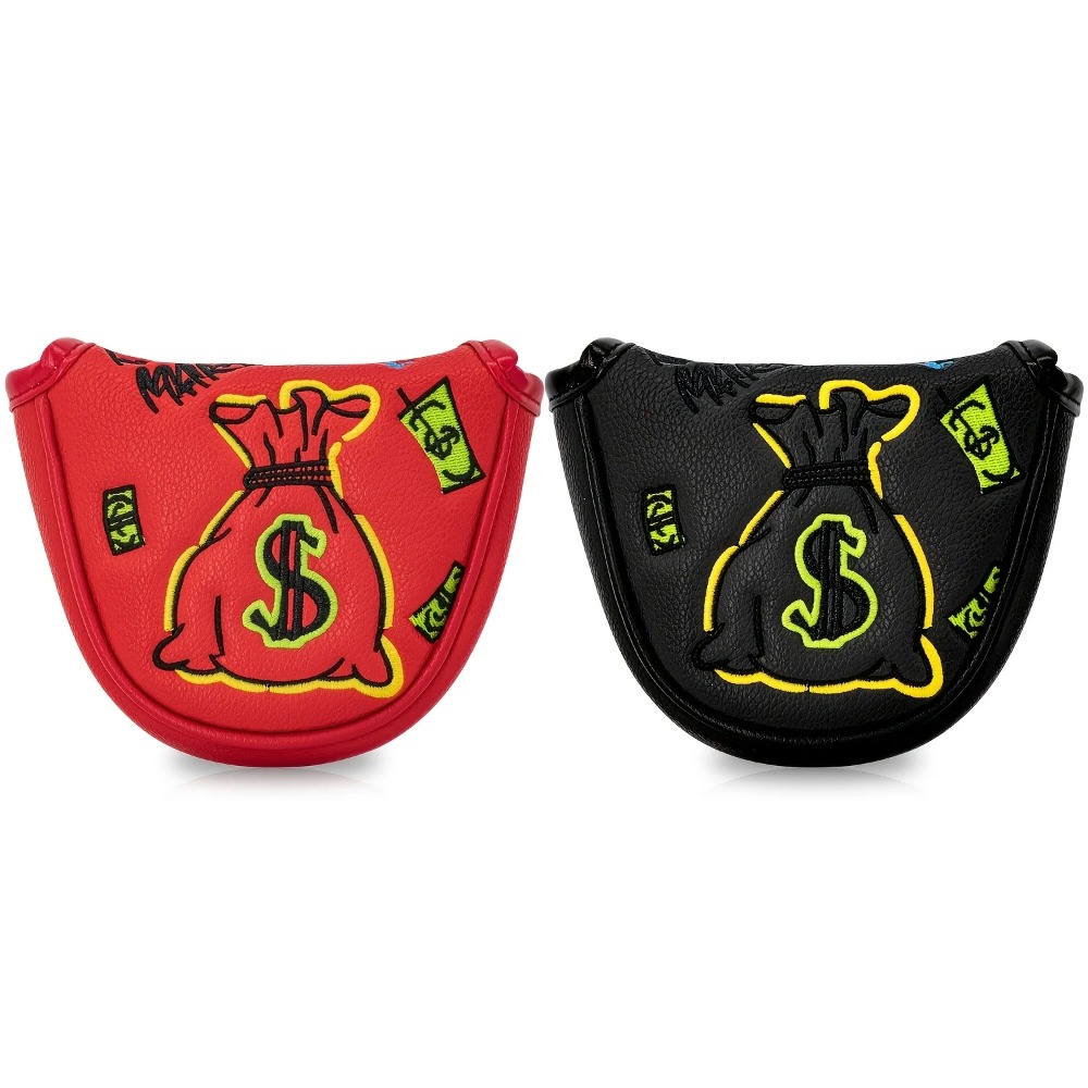 Golf Putter Cover | Half Round - Embroidery Red review and price