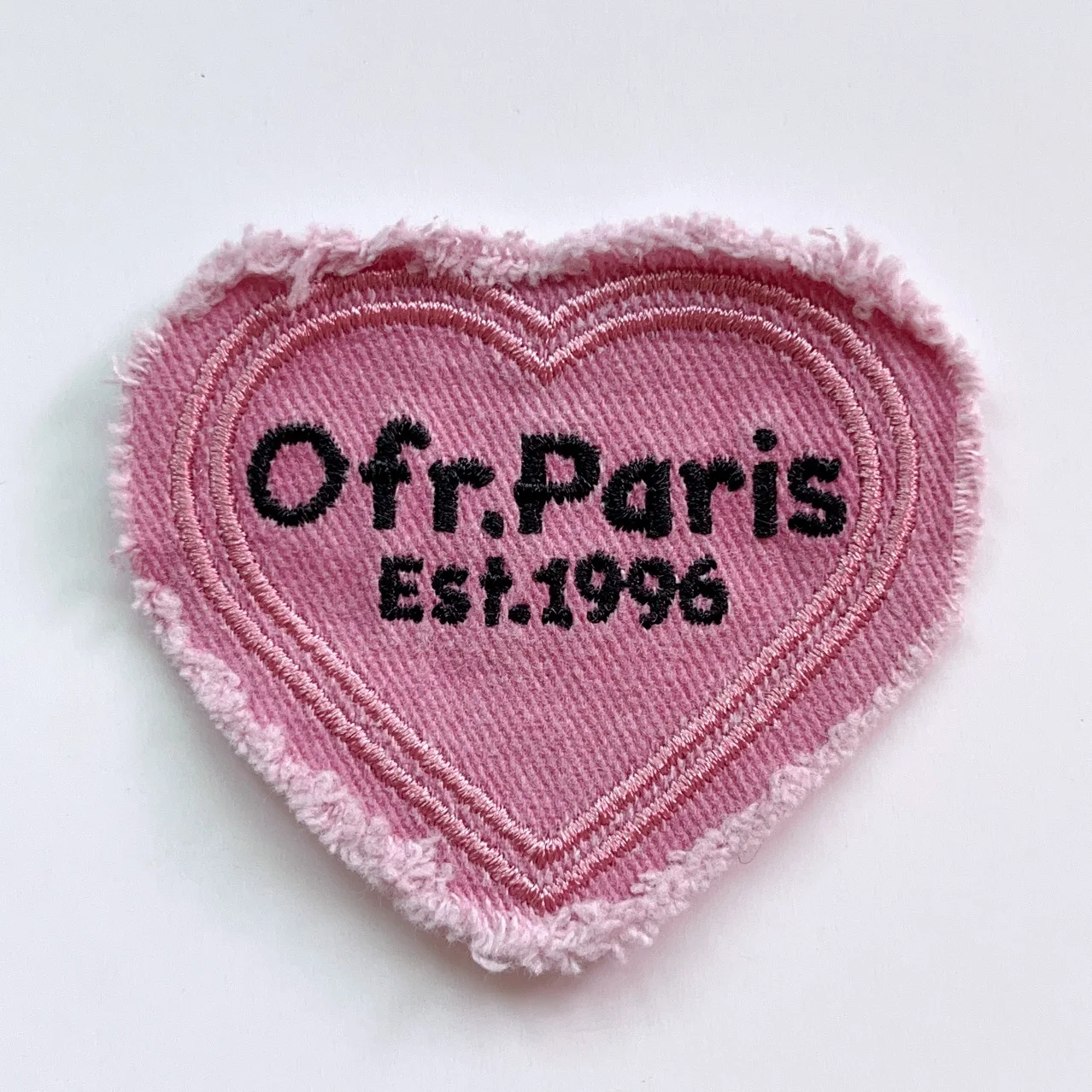 Pink Heart Applique for Clothe - Embroidery Artist review and price