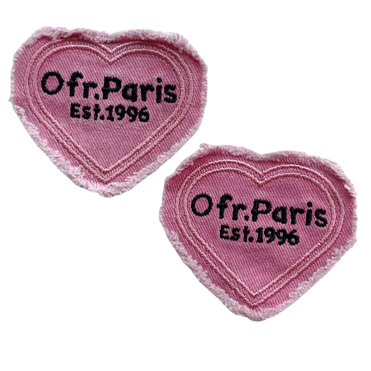 Pink Heart Applique for Clothe - Embroidery Artist review and price